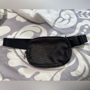 Lululemon Athletica Black Belt Bag Sleek Minimalist Design